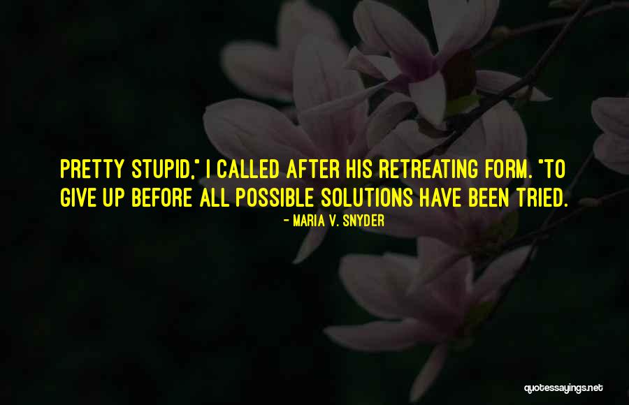 Akuba Viet Quotes By Maria V. Snyder Akuba Viet Quotes By Maria V. Snyder