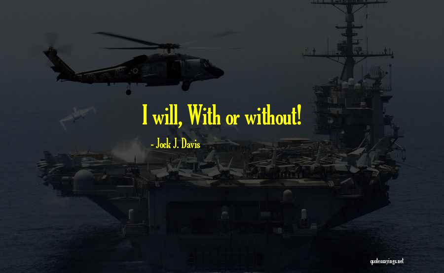 Al Hammadi Trading Quotes By Jock J. Davis