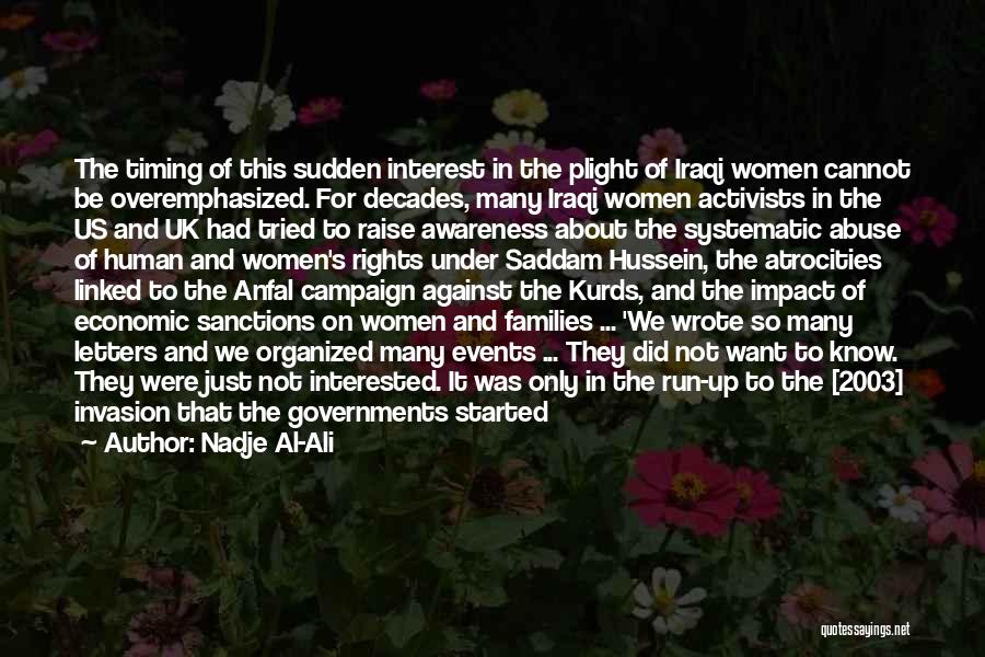 Al Hussein Quotes By Nadje Al-Ali