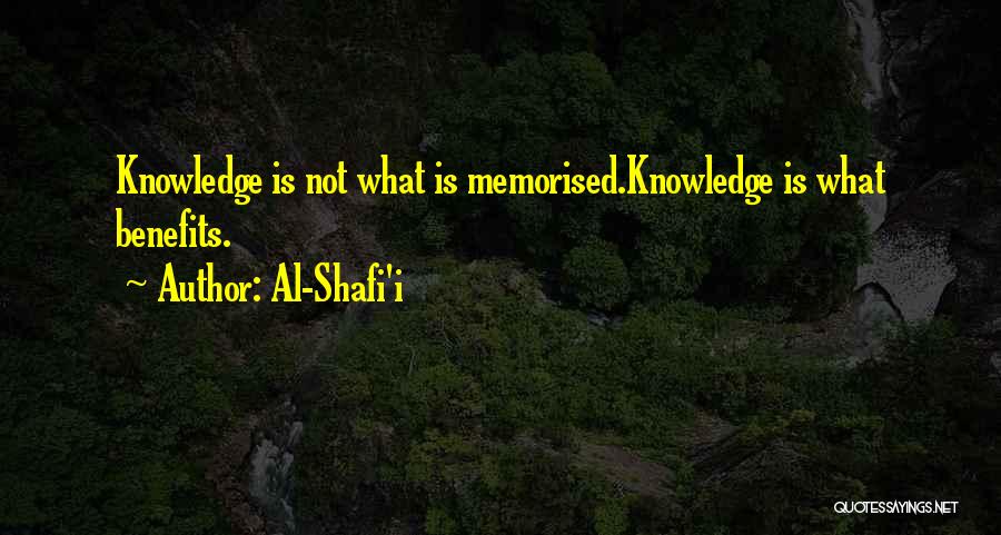 Al-khansa Quotes By Al-Shafi'i