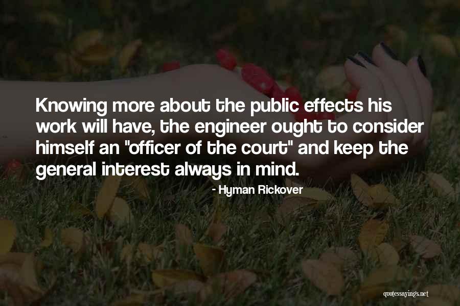 Al Maha Quotes By Hyman Rickover Al Maha Quotes By Hyman Rickover