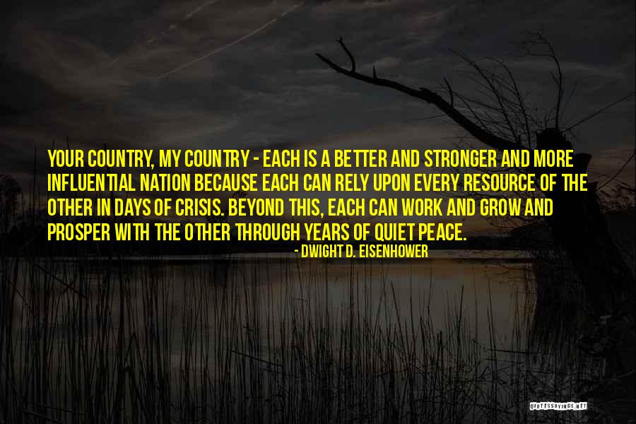 Al Maya Quotes By Dwight D. Eisenhower