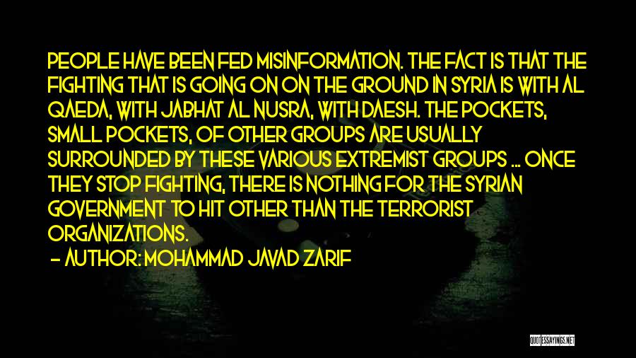 Al Nusra Quotes By Mohammad Javad Zarif