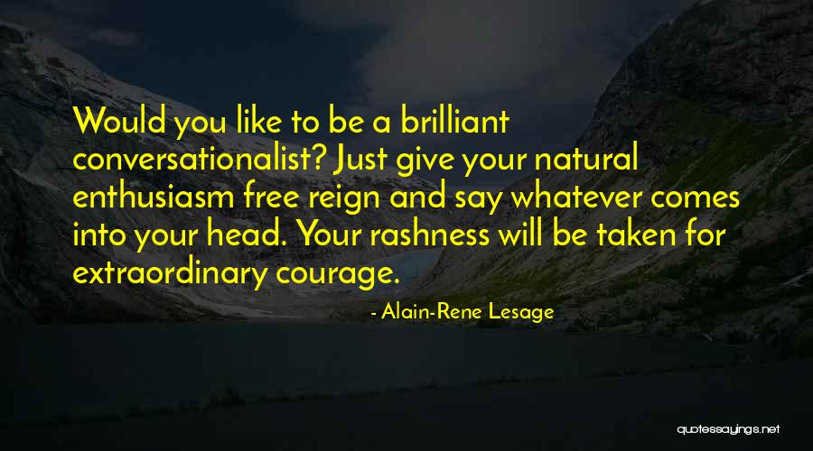 Alain-Rene Lesage Quotes 2173896