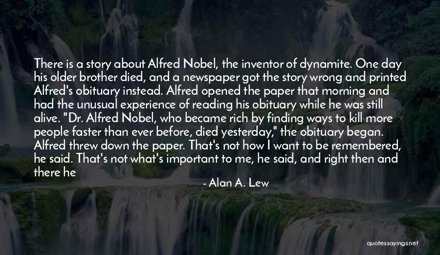 Alan A. Lew Quotes 893825 Alan A. Lew Quotes 893825