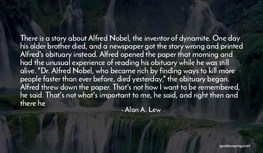 Alan A. Lew Quotes 893825