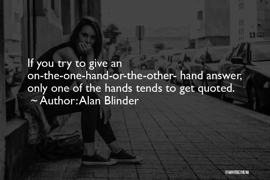 Alan Blinder Quotes 2137674