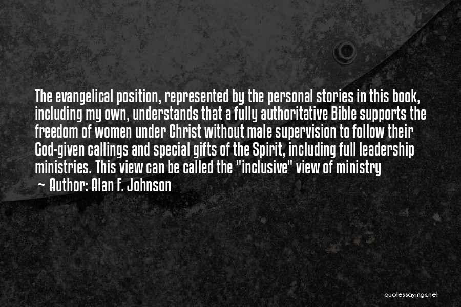 Alan F. Johnson Quotes 2244862