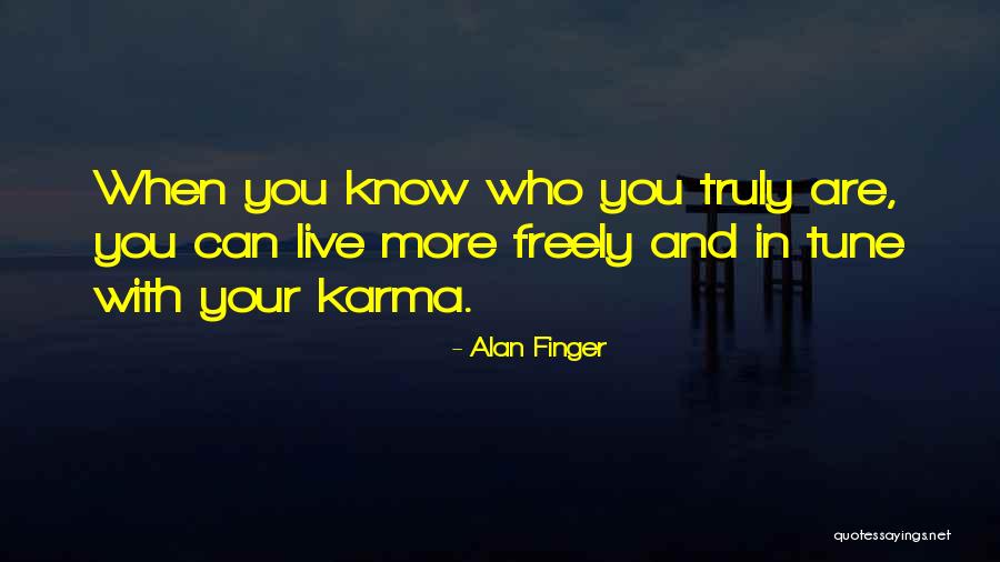 Alan Finger Quotes 507223