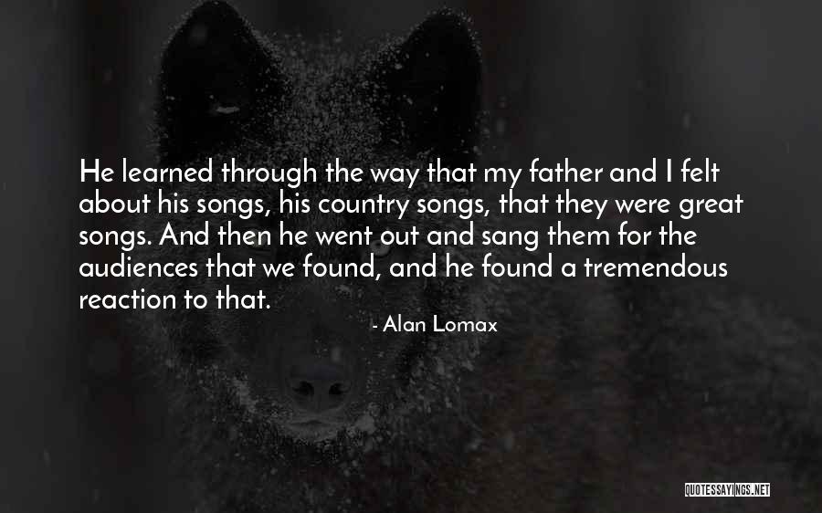 Alan Lomax Quotes 1299253