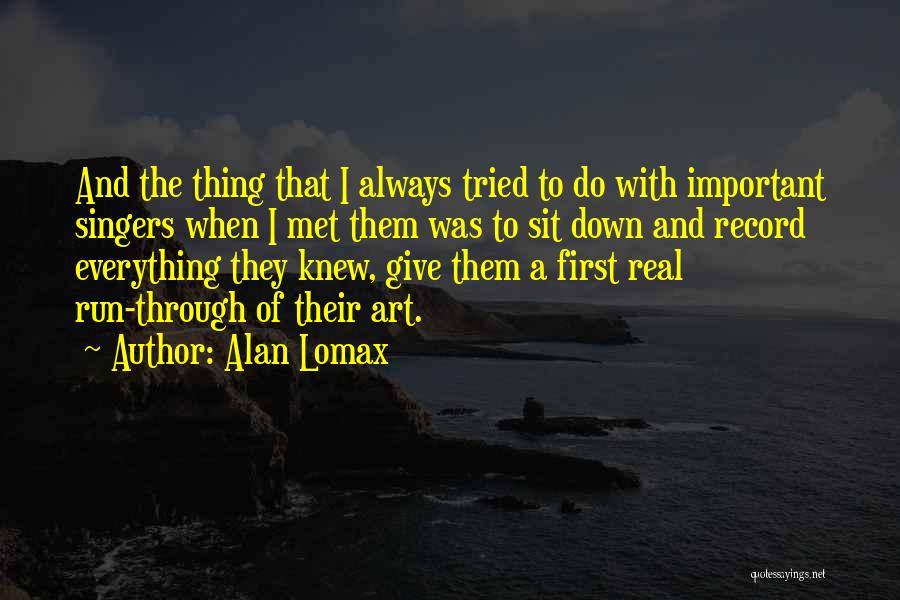 Alan Lomax Quotes 972046