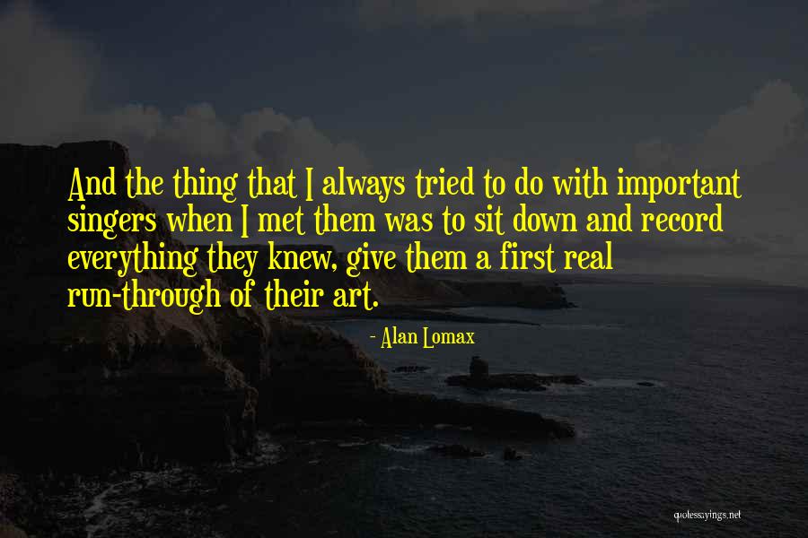 Alan Lomax Quotes 972046