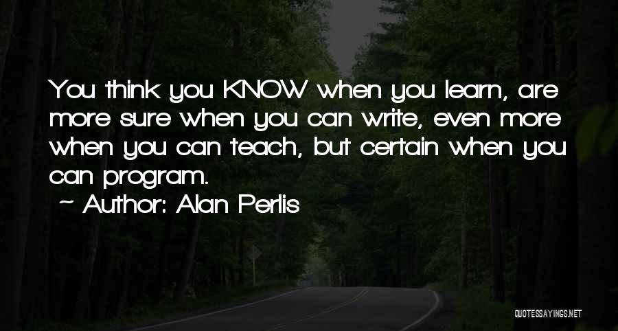 Alan Perlis Quotes 119492