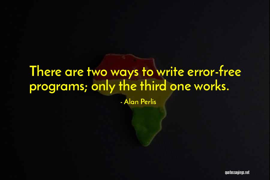 Alan Perlis Quotes 809339