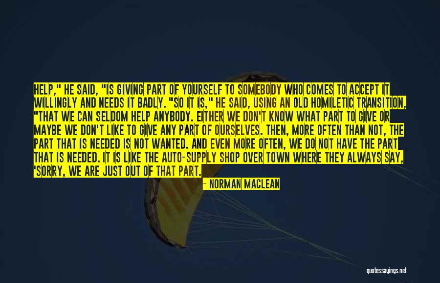 Alaric Tvd Quotes By Norman Maclean Alaric Tvd Quotes By Norman Maclean