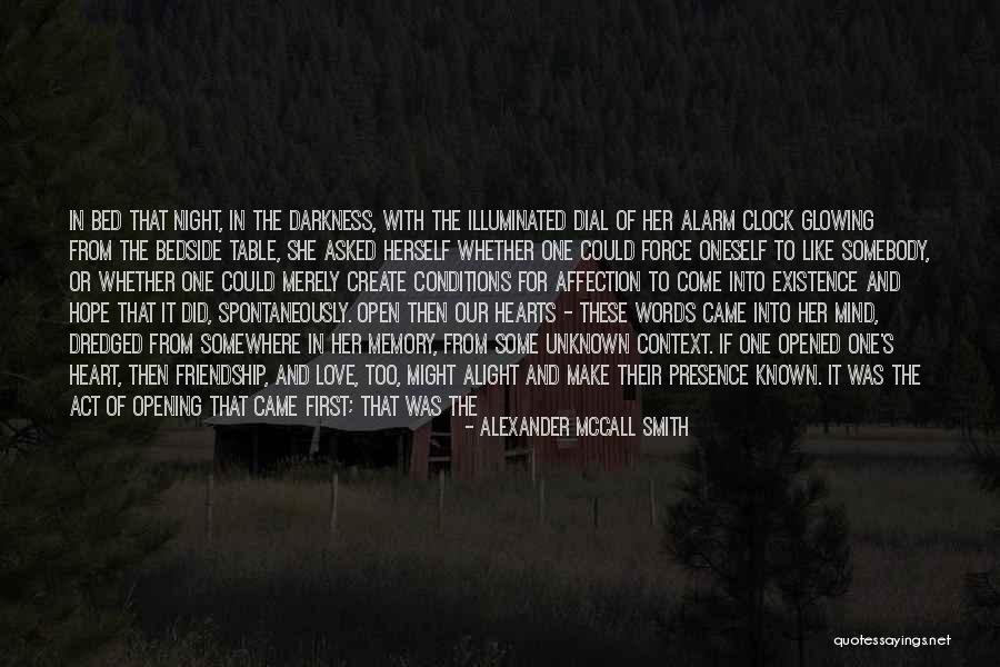 Alarm Clock Quotes By Alexander McCall Smith