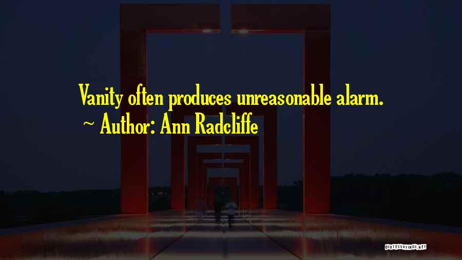 Alarms Quotes By Ann Radcliffe