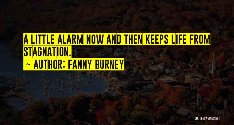 Alarms Quotes By Fanny Burney