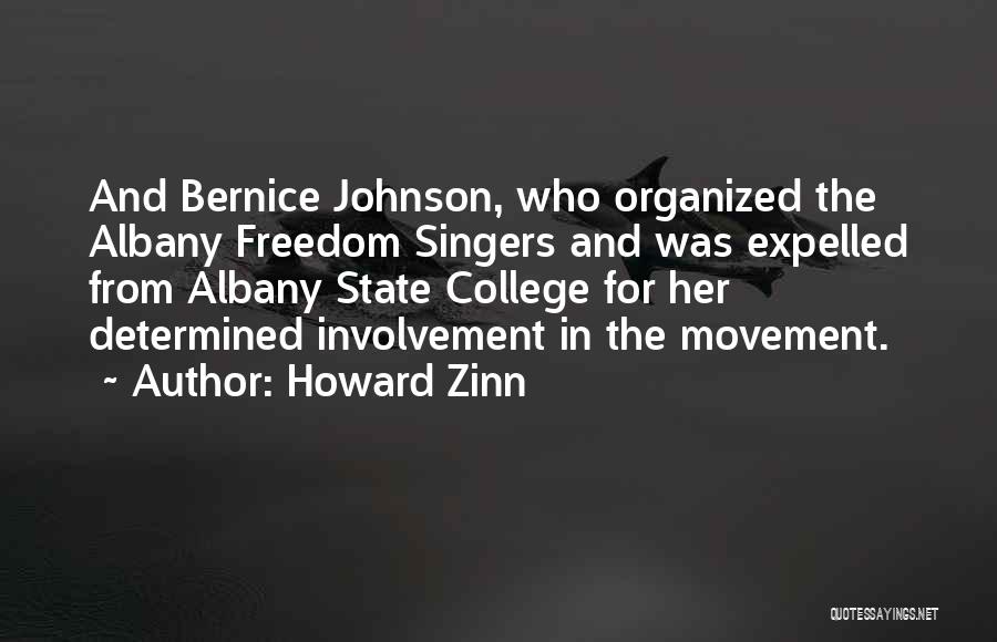 Albany Movement Quotes By Howard Zinn