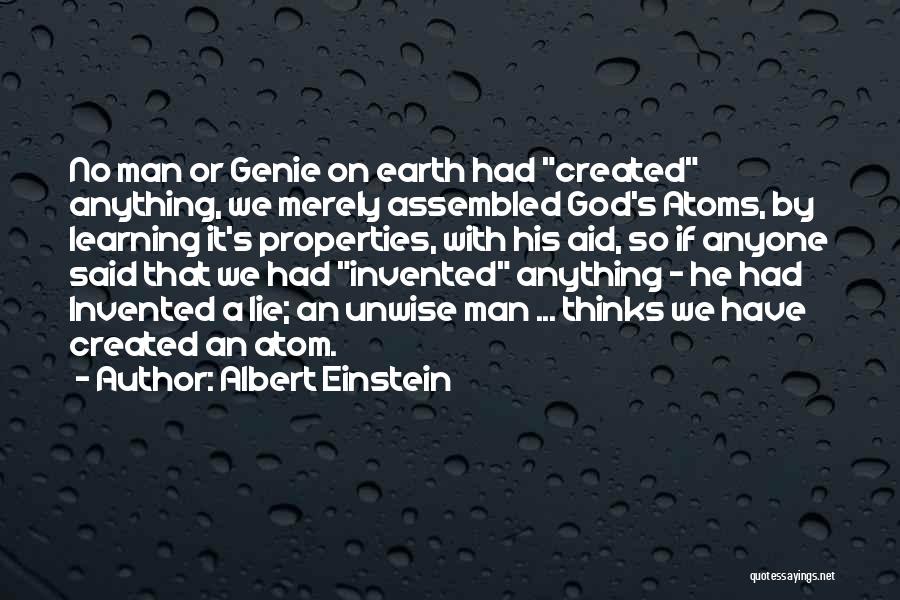 Albert Einstein Atom Quotes By Albert Einstein