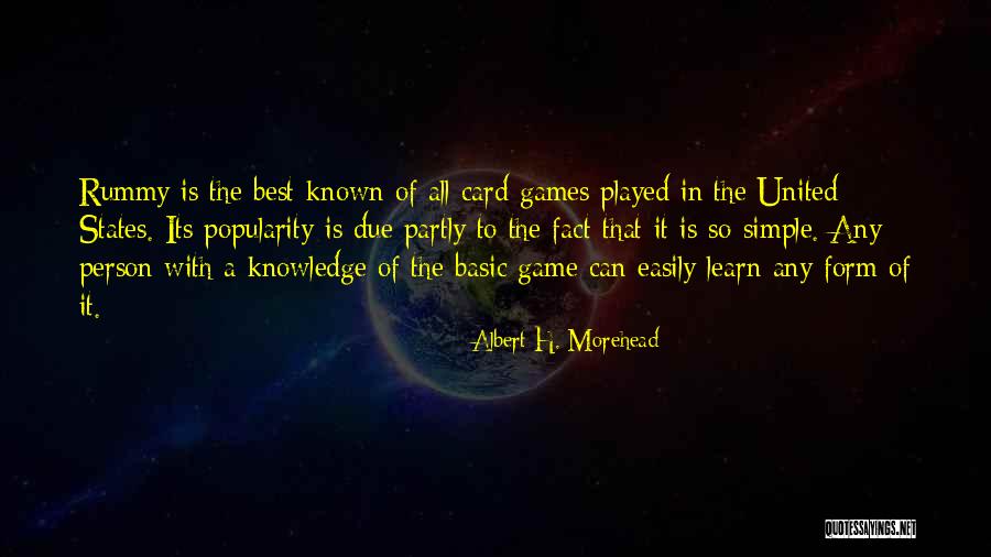 Albert H. Morehead Quotes 87831