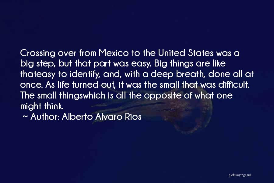 Alberto Alvaro Rios Quotes 561139