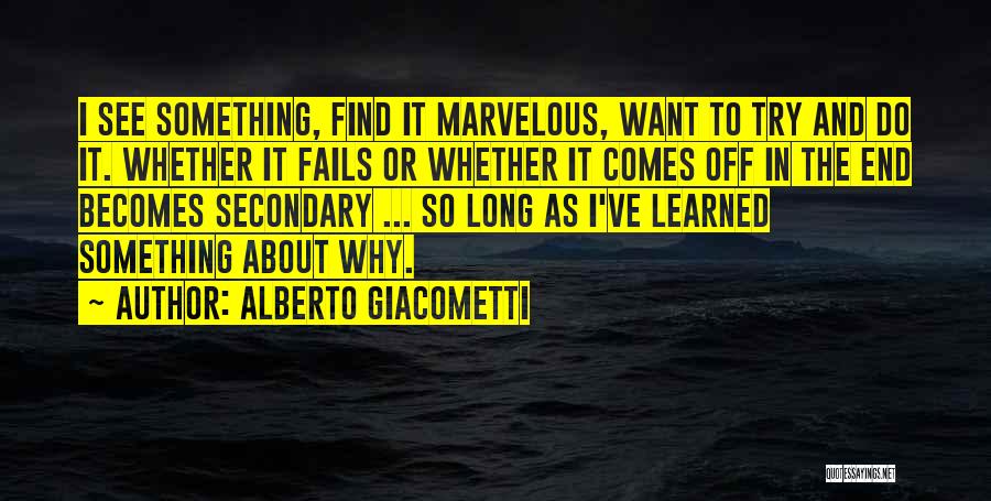 Alberto Giacometti Quotes 311347