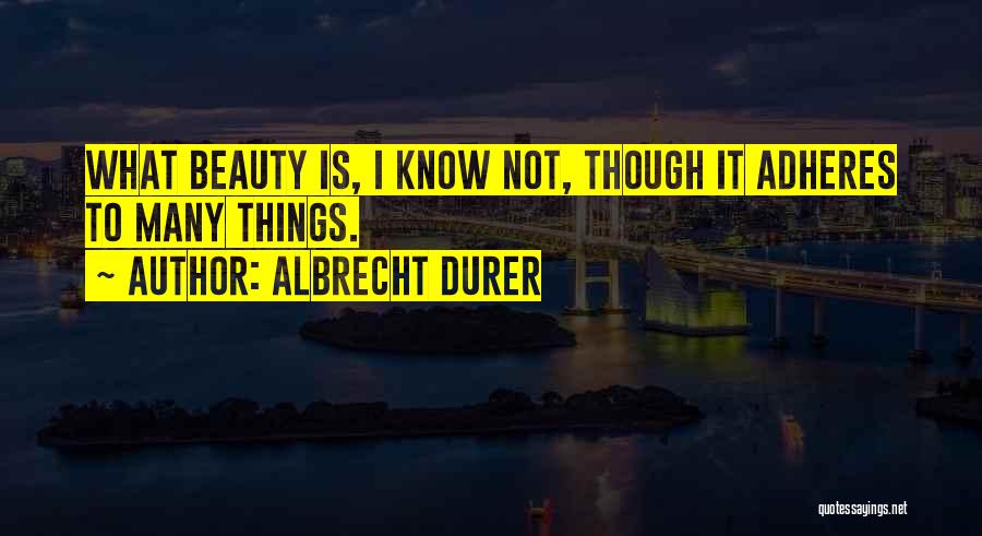 Albrecht Quotes By Albrecht Durer