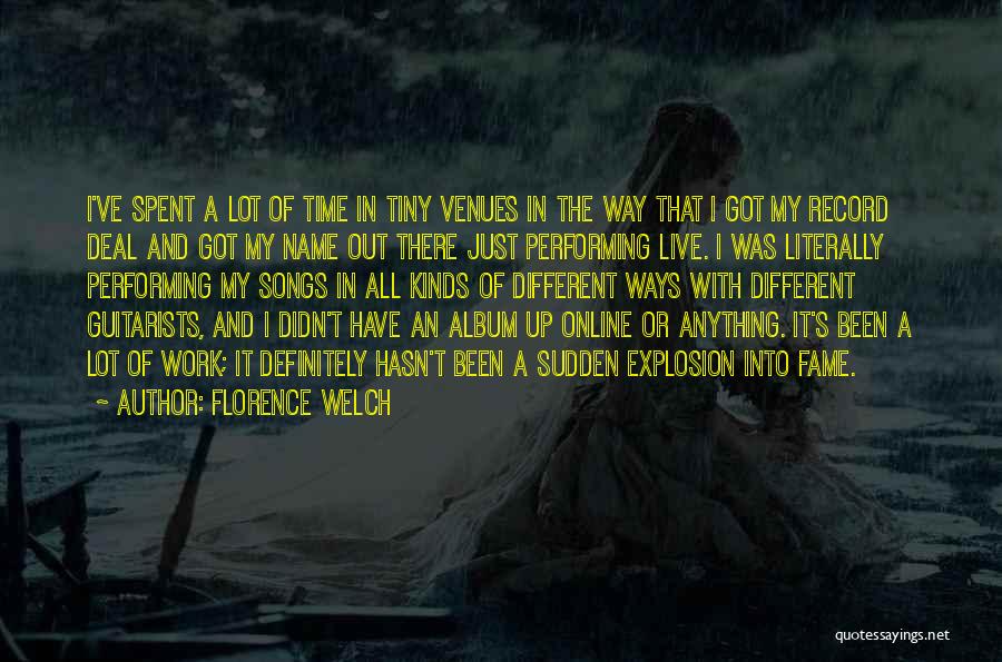 Albums Quotes By Florence Welch