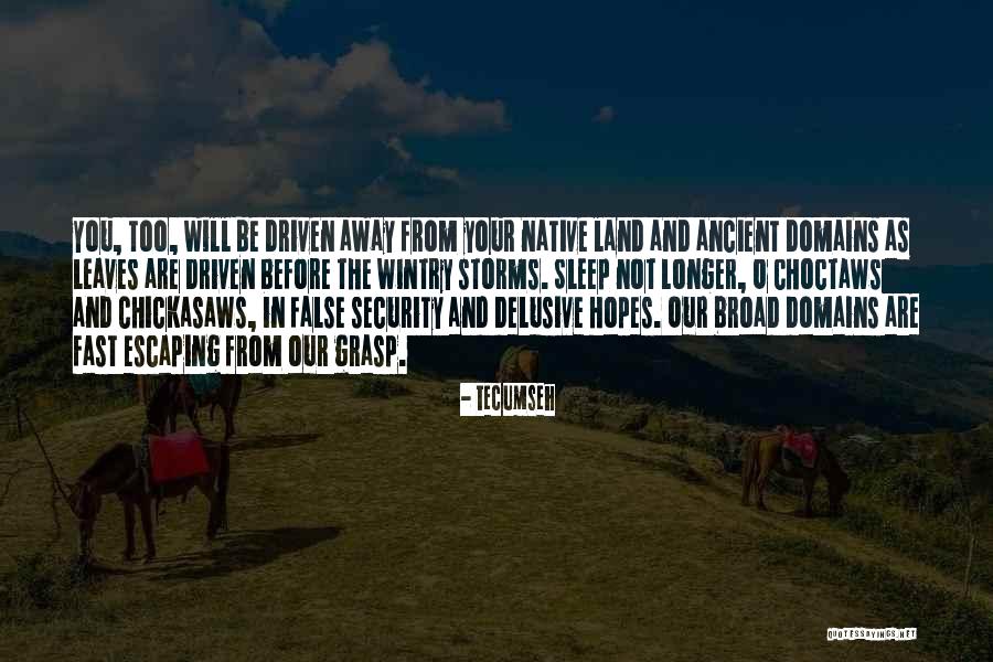 Alcance Quotes By Tecumseh Alcance Quotes By Tecumseh