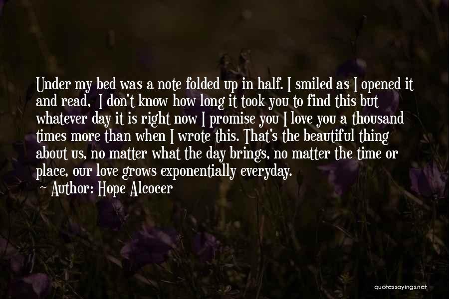 Alcocer Quotes By Hope Alcocer