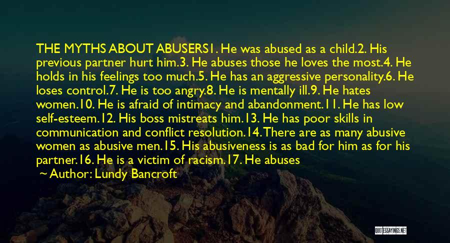 Alcohol Abuse Quotes By Lundy Bancroft