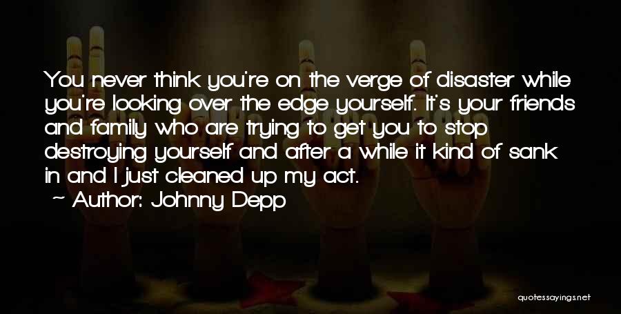 Alcohol And Friends Quotes By Johnny Depp