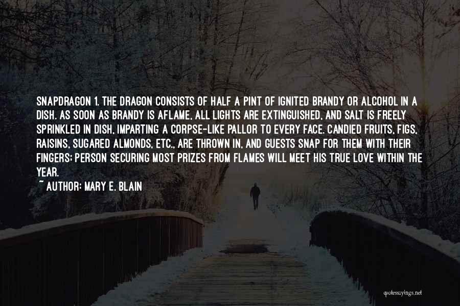 Alcohol And Love Quotes By Mary E. Blain