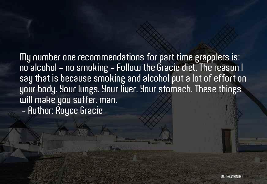 Alcohol Liver Quotes By Royce Gracie