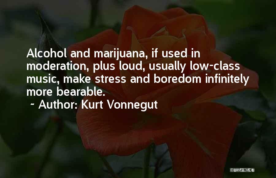 Alcohol Moderation Quotes By Kurt Vonnegut