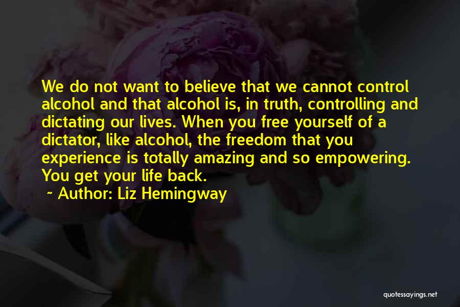 Alcoholics Quotes By Liz Hemingway