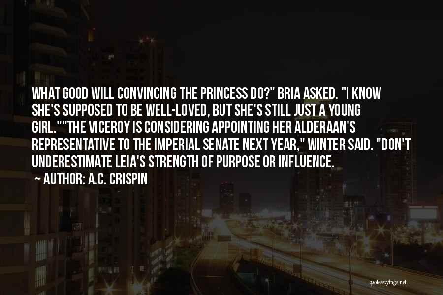 Alderaan Quotes By A.C. Crispin