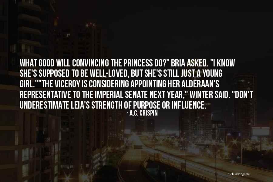 Alderaan Quotes By A.C. Crispin