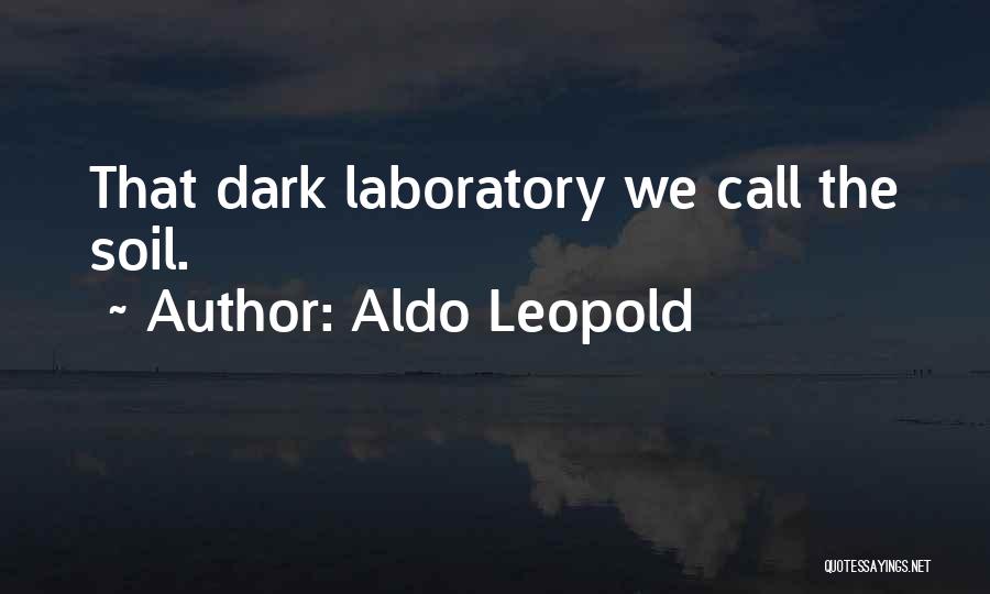 Aldo Leopold Soil Quotes By Aldo Leopold