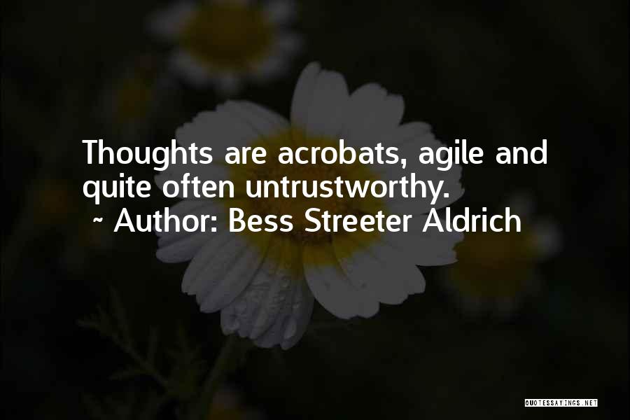 Aldrich Quotes By Bess Streeter Aldrich