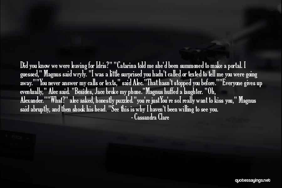 Alec D'urbervilles Quotes By Cassandra Clare