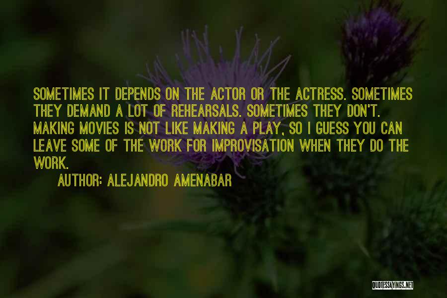 Alejandro Amenabar Quotes 1514909