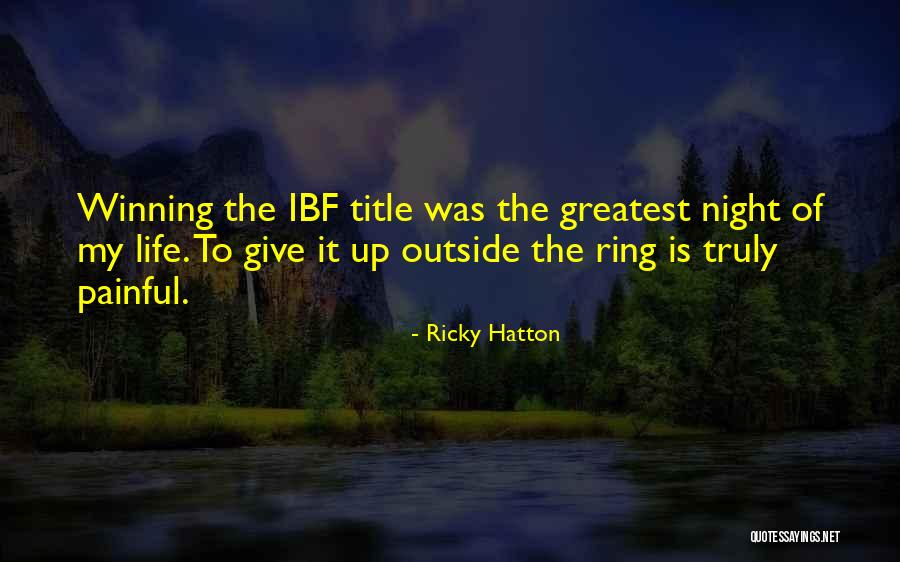 Alejandro American Idol Quotes By Ricky Hatton Alejandro American Idol Quotes By Ricky Hatton