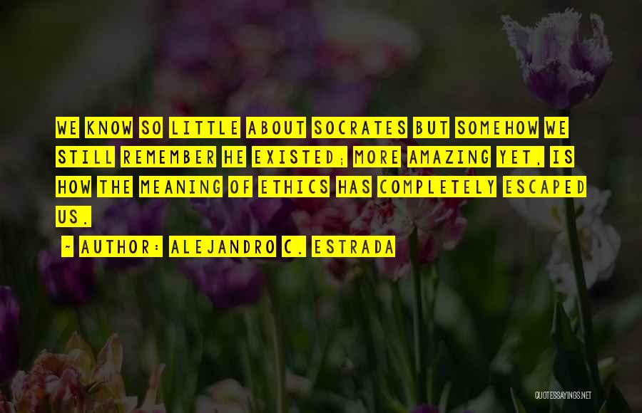 Alejandro C. Estrada Quotes 1979273