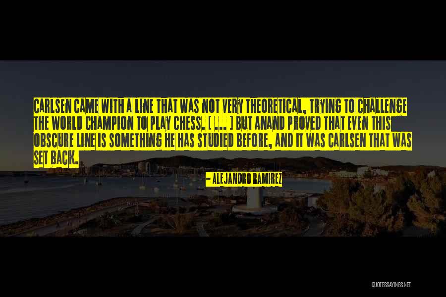 Alejandro Ramirez Quotes 2194579