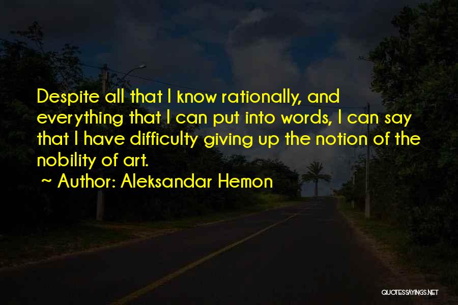 Aleksandar Hemon Quotes 2183284