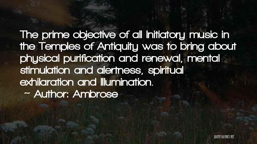 Alertness Quotes By Ambrose