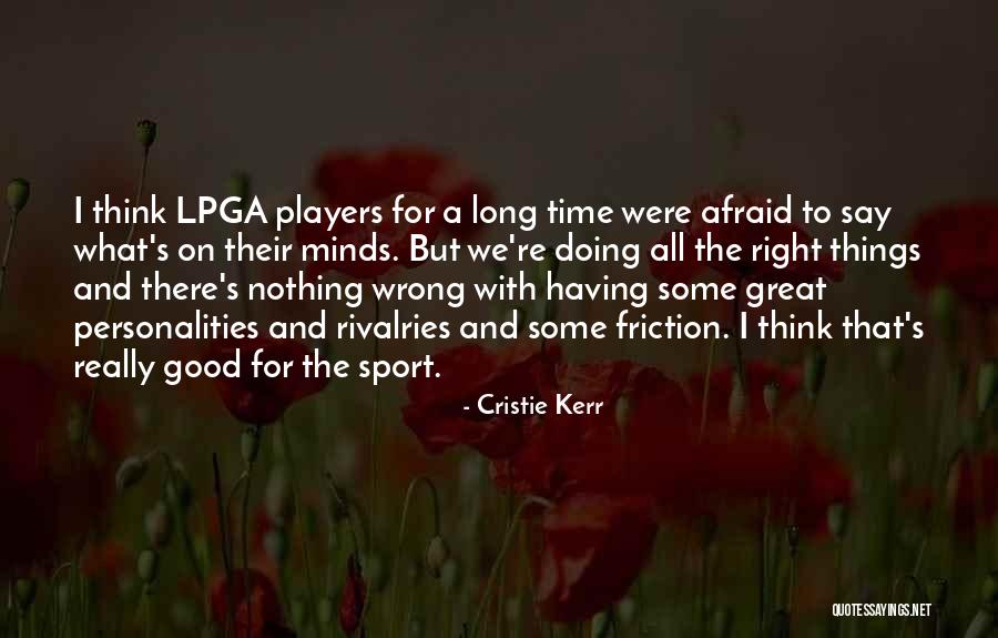 Aletha Hall Quotes By Cristie Kerr Aletha Hall Quotes By Cristie Kerr