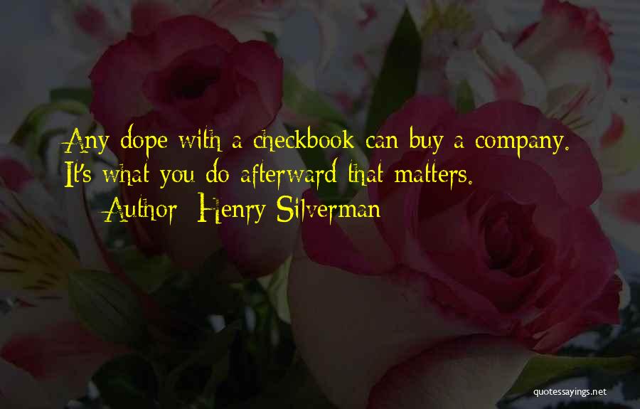 Alex Dey Quotes By Henry Silverman
